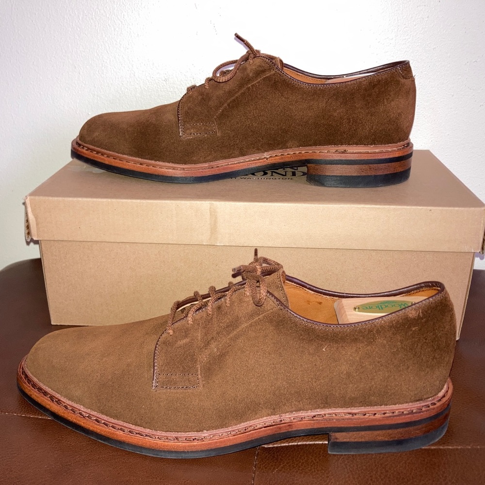 Allen Edmonds 'LEEDS' PTB Snuff Suede 10D